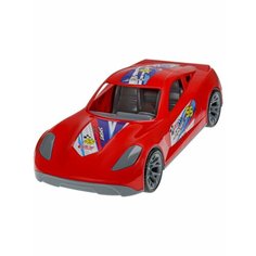Машинка Turbo "V-MAX" красная 40 см Рыжий кот