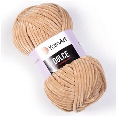 Пряжа YarnArt Dolce 1шт 100г. 120м (100% микрополиэстер) (747 бежевый)
