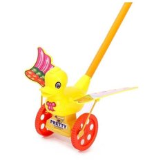 Каталка на палочке «Птичка», цвета микс Нет бренда