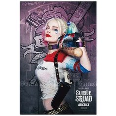 Алмазная мозаика на холсте с подрамником (картина стразами, алмазная вышивка) Харли 40x50 см Boom Boom Shop