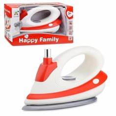 Утюг на батарейках (свет, спрей, вибрация) красный в коробке LS820K8 Oubaoloon