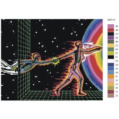 Картина по номерам,"Живопись по номерам",72 х 90, EZO-10, эзотерика, душа