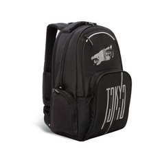 Рюкзак мужской/школьный/подростковый для учебы, спортивный, городской Grizzly RU-233-4 для школьников и студентов, черно-серый