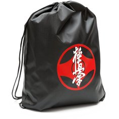 Мешок для обуви (рюкзак) с логотипом Кекусинкай 24 см на 34 см Kaitogi