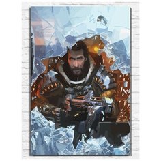 Картина по номерам на холсте игра Lost Planet (PS, Xbox, PC, Switch) - 11232 В 60x40