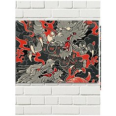 Картина по номерам Китайский дракон - 8308 Г 30x40