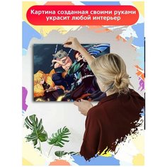 Картина по номерам Аниме Клинок рассекающий демонов - 7985 Г 30x40