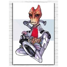 Картина по номерам на холсте игра mass effect - 9646 В 60x40