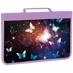 Папка для труда на молнии BRAUBERG А4 с ручкой, 1 отделение, картон, органайзер, "Vintage", 270988