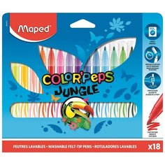 Фломастеры Maped Color Peps, 18 цветов