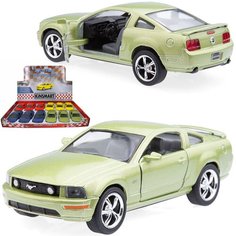 Металлическая машинка 1:38 «2006 Ford Mustang GT» инерционная / Зеленый Нет бренда