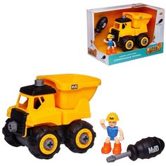 Машинка-конструктор ABtoys(АБтойс) Спецтехника Собери сам Самосвал