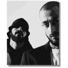 Картина по номерам "Miyagi & Эндшпиль " холст на подрамнике 40х60