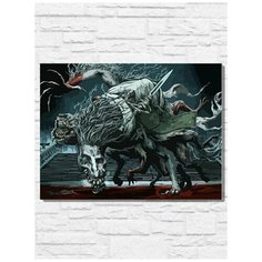 Картина по номерам на холсте игра bloodborne - 11290 Г 30x40