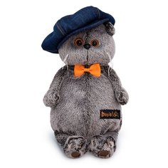 Мягкая игрушка "Басик в джинсовой кепке", 19 см Ks19-216 Basik&Co