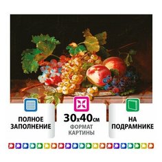 Картина стразами 30х40 см "Натюрморт" Остров сокровищ