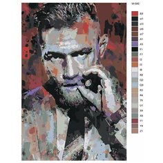 Картина по номерам W-595 "Ирландский боец без правил - Конор Макгрегор" 40х60 Brushes Paints