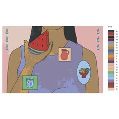 Картина по номерам W-15 "Летний день" 40х60 Brushes Paints