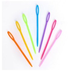 Игла пластиковая, набор 20 шт, размер 1 шт 9 см, цвета микс Noname