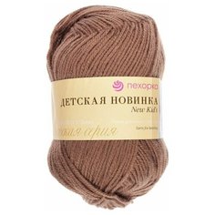 Пряжа Пехорка "Детская новинка" - 3 шт, (187-Капучино), 200м/50г, высокообъемный акрил 100%