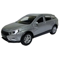 Игрушка машинка ВАЗ Веста свет звук откр двери серый 1/36 Panawealth Inter Holdings
