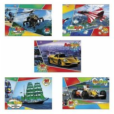 Альбом для рисования, А4, 20 листов, скоба, обложка офсет, HATBER VK, 205х290 мм, "Для мальчиков", 20А4С, A212400