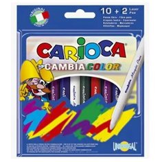Фломастеры Carioca Magic 42737 9цв. +1волшеб. (24 шт. в упаковке)
