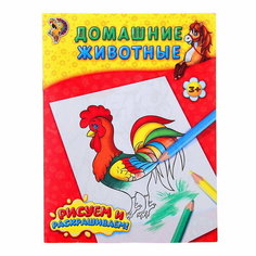 Раскраска "Домашние животные", 12 стр. Буква Ленд