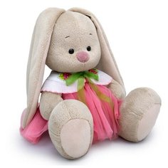 Мягкая игрушка "Зайка Ми", в юбке и воротнике с клубничками 23 см Pr Market