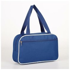 Мешок, сумка для обуви, сменки, сменной на молнии, , цвет синий Textura
