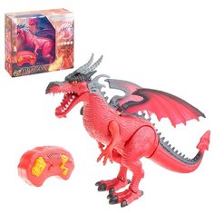 Робот динозавр интерактивный на пульте управления, 27MHz, в коробке (349156)