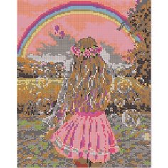 Вышивка бисером картины Радужное утро 24*30см Вышивочка