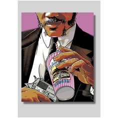 Картина по номерам " Криминальное чтиво " холст на подрамнике 40 х 60