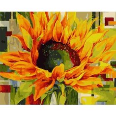 Картина по номерам Подсолнухи 40х50 см Hobby Home