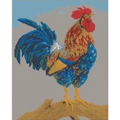 Вышивка бисером картины Петушок 24*30см Светлица