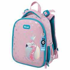 Ранец Först F-Top "Shiny flamingo" 36*28*15см, 2 отделения, 2 кармана, анатомическая спинка Forst