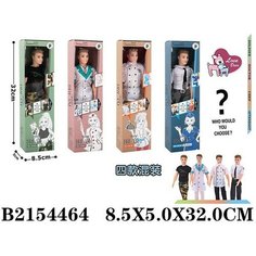 Кукла Кен 6007-1LD профессии в кор. Китайская игрушка1