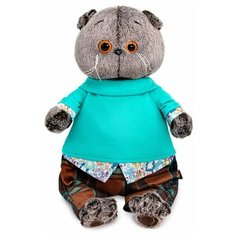 Мягкая игрушка "Басик в штанах в клетку", 22 см Basik&Co