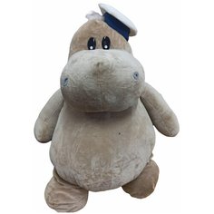 Мягкая игрушка бегемот 60 см китай