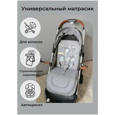 Матрасик универсальный в коляску, в стульчик, в автокресло двухсторонний Protection Baby
