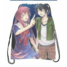 Сумка-мешок для обуви The Future Diary, Дневник будущего №8 Migom