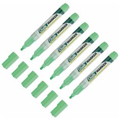 Маркер меловой MunHwa "Chalk Marker" зеленый, 3 мм, спиртовая основа (6 штук)