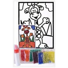 Набор для творчества Насыпь - Наклей "Жираф" C-418 Эра /24/ 977-777 ERA