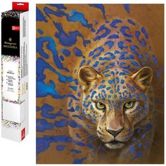 Набор для творчества Алмазная мозаика, взгляд леопарда Феникс