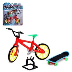 Набор пальчиковый скейтборд и велосипед Woow Toys