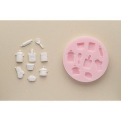 Hobby / Силиконовый молд для рукоделия №1463 Кухонная утварь