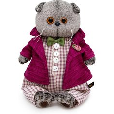 Мягкая игрушка Басик в комбинезоне и пиджаке , 25см (Ks25-226) Budi Basa Collection