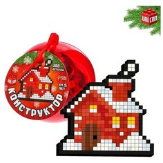 Конструктор в шаре «Домик», 388 деталей Unicon