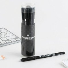 Ручка пластик с колпачком шариковая, «Герб», синяя паста, 0.7 мм No Brand