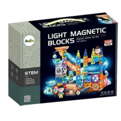 Светящийся магнитный конструктор Magnetic Blocks №2305 142 деталей/ конструктор лабиринт с шариками MSN Trading Limited